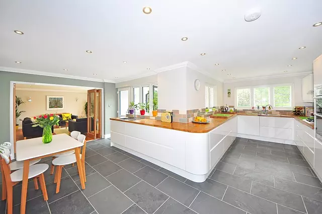 Kitchen Floor Cleaning
