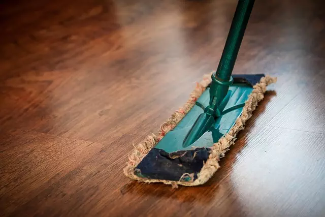 Kitchen Floor Cleaning